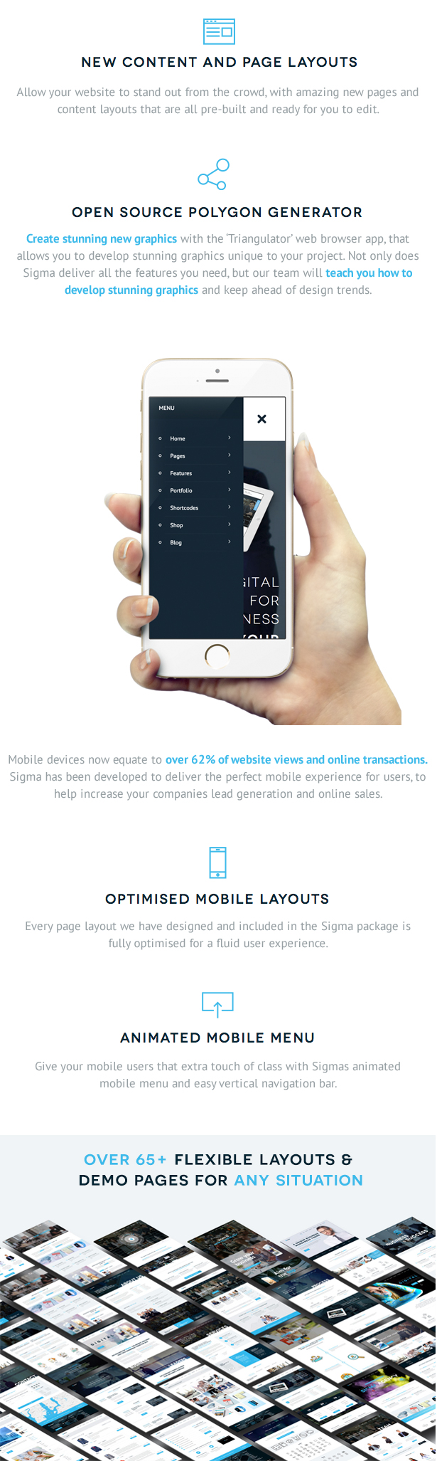 SIGMA | Business Mehrzweck- und neueste Technologie Responsive WordPress Theme - 9