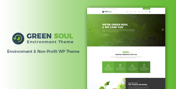 Green Soul - Umwelt & gemeinnütziges WordPress-Theme