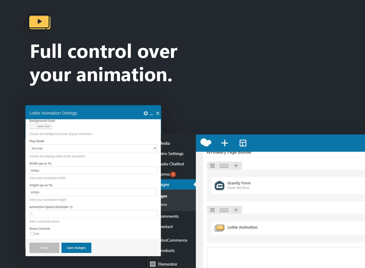 Lottie Animations Addon für WPBakery Page Builder (ehemals Visual Composer) - 2