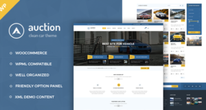 Auktion – Autohändler WooCommerce WordPress Template