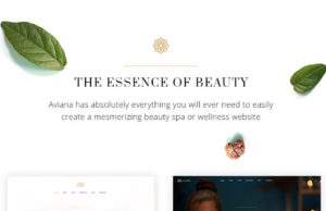 Aviana – Elegantes Wellness & Spa Thema