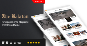 Balaton – Zeitungsart Magazin WordPress Vorlage