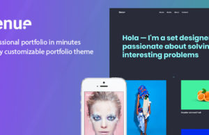 Benue – Kreatives Portfolio WordPress Vorlage