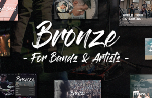 Bronze – Ein professionelles Musik-WordPress-Layout