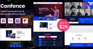 Confence – Event & Meetup WordPress Layout