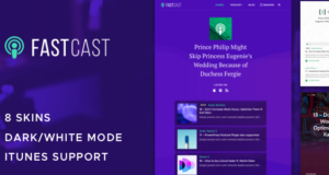 Fastcast – Podcast WordPress Vorlage
