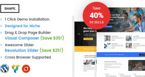 Form – Business, Beratung & Finanzen WordPress Vorlage