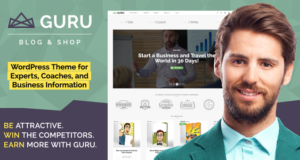 GuruBlog – Business Blog & Shop WordPress Layout für Experten