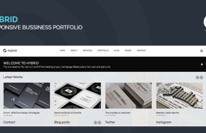 Hybrid – Corporate & Creative WordPress Portfolio