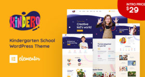 Kindero – Kindergartenschule WordPress Template