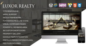 LUXOR – Responsive WordPress Real Estate Layout