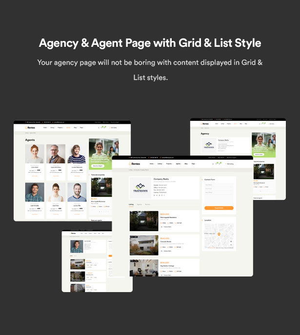 Rentex - Immobilien WordPress Theme