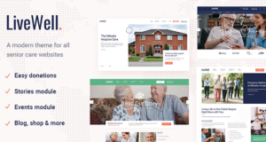LiveWell – Senior Care-Thema