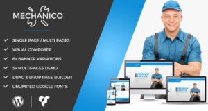 Mechanico – Automechaniker Shop WordPress Layout