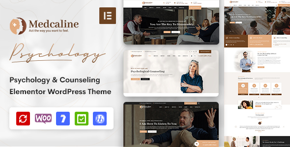 Wordpress Immobilien Template Medcaline - Psychology & Counseling WordPress Theme