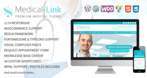 Medical-Link – Responsive Medical WordPress-Vorlage