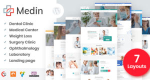 Medin – Medizinisches Zentrum WordPress Layout
