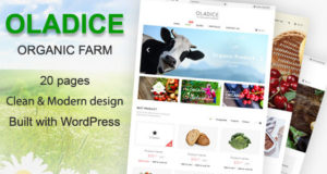 Oladice – Organic Farm WordPress Layout