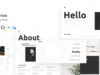 Oxer - Minimales Portfolio WordPress-Layout