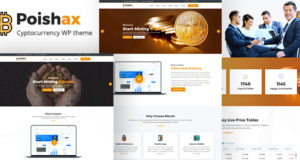Poishax – WordPress-Vorlage für digitale Kryptowährung
