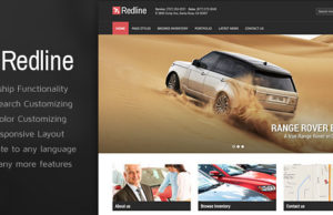 Redline – Autohaus WordPress Layout