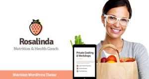 Rosalinda | Gesundheitscoach & Vegetarischer Lifestyle Blog WordPress Template