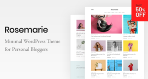 Rosemarie – Persönliches WordPress-Blog-Thema
