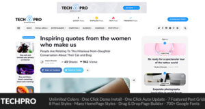 TechPro – WordPress Template für Magazin / News / Blog