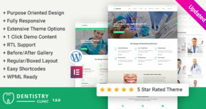 Zahnmedizin – Zahnklinik WordPress Vorlage