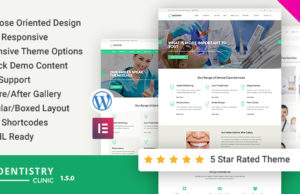 Zahnmedizin – Zahnklinik WordPress Vorlage