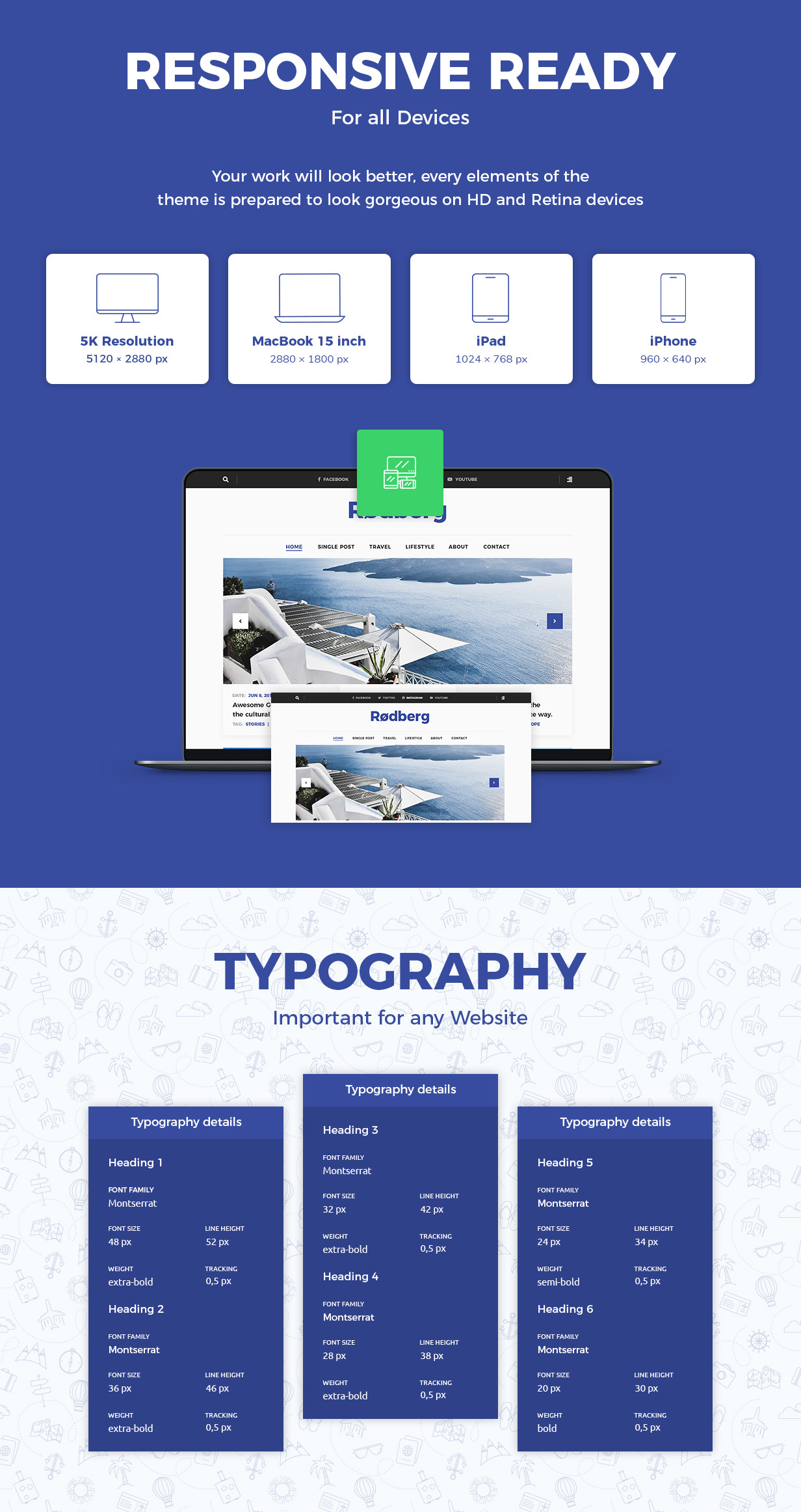 Rodberg - Reiseblog WordPress Theme - 6