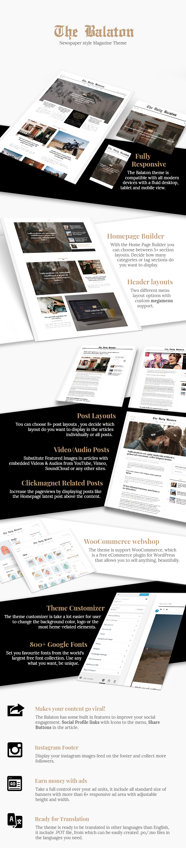 Balaton - Zeitungsart Magazin WordPress Theme - 3