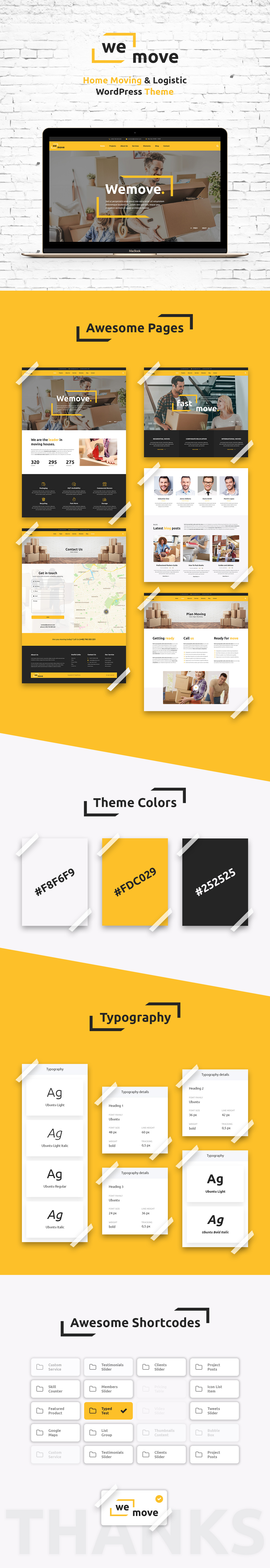WeMove - Home Moving & Logistic WordPress Theme - 2