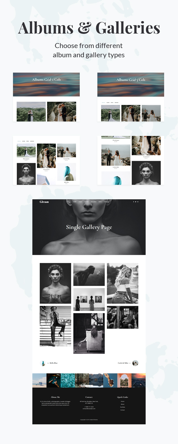 Glanz - Portfolio Fotografie WordPress Theme - 2