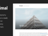 hinimal - Minimal Clean Blog Responsive WordPress Template