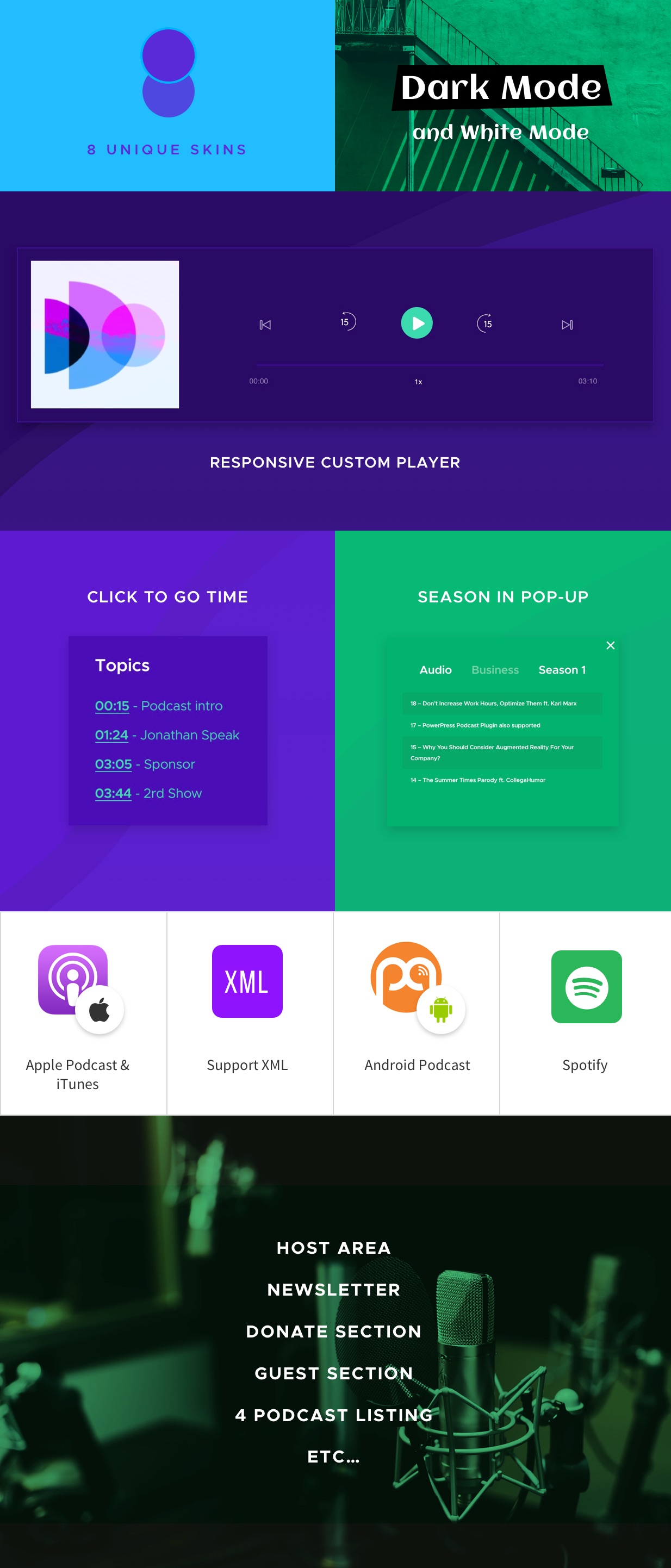 Fastcast - Podcast WordPress Theme - 3