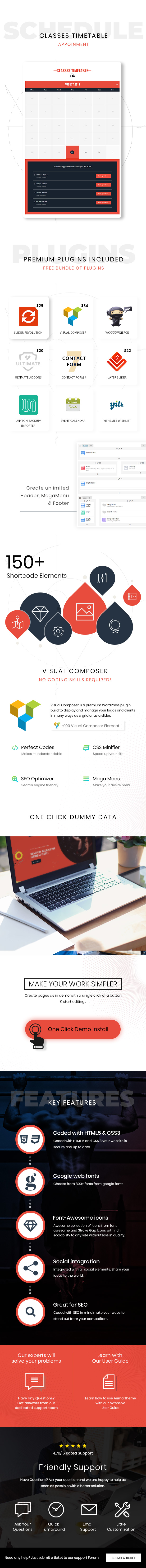 Arima - Fitness Club WordPress Theme - 3