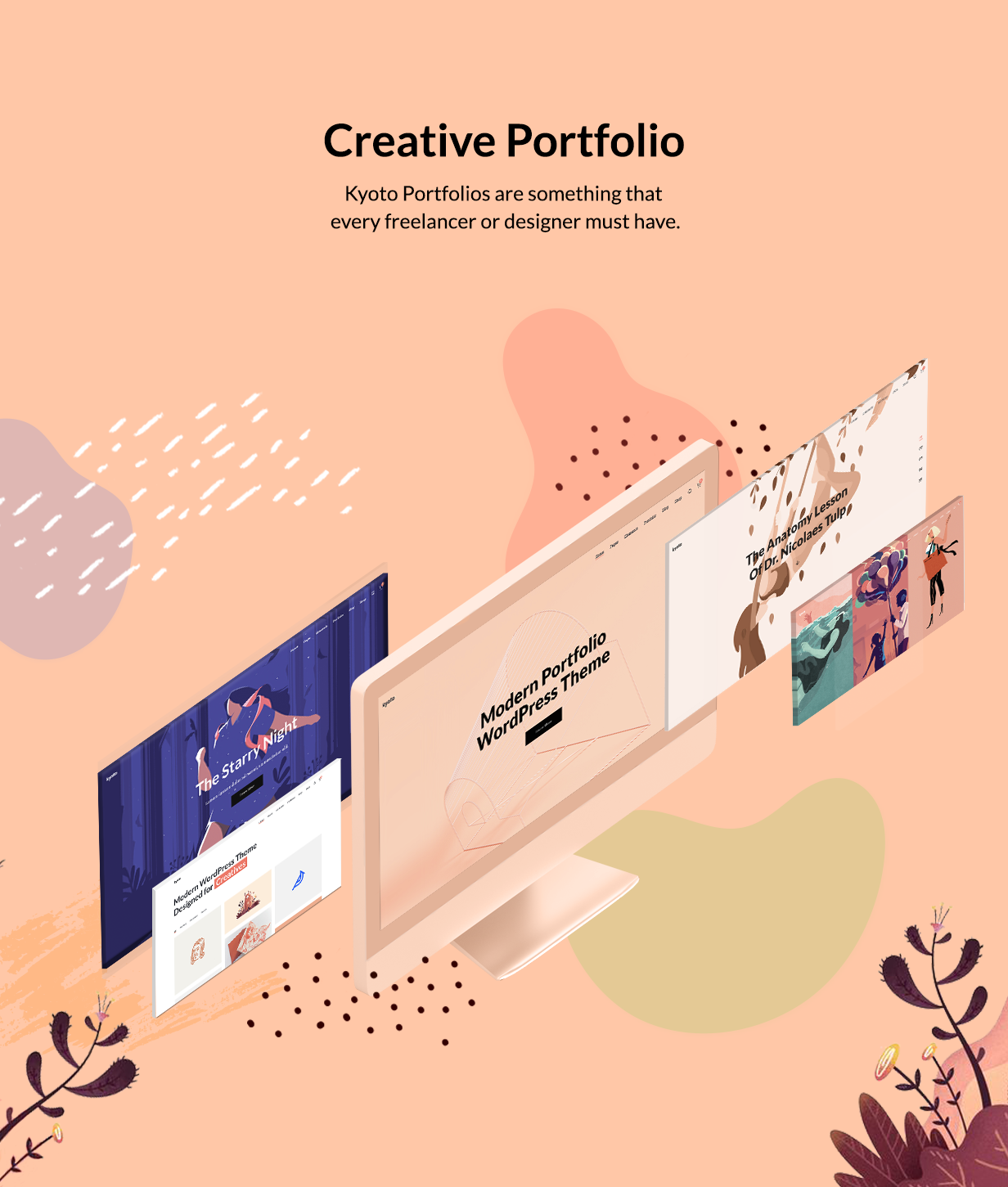 Kyoto - Innovatives Portfolio-Thema für Kreative