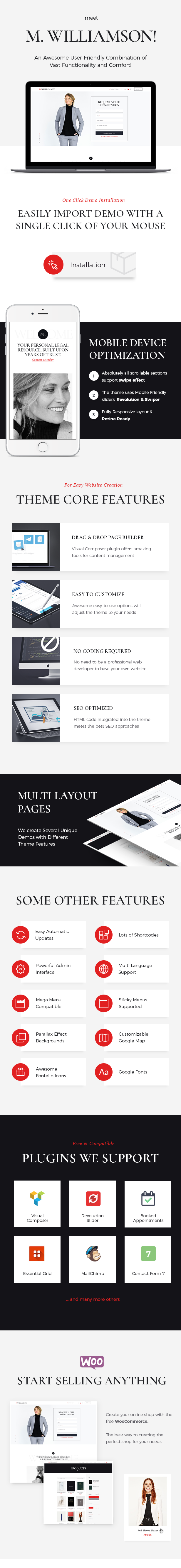 Rechtsanwalt & Rechtsberater WordPress Theme