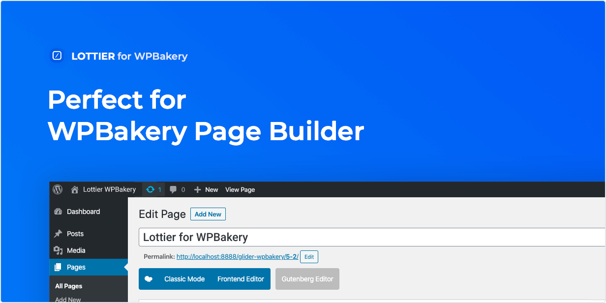 Perfekt für WPBakery Page Builder