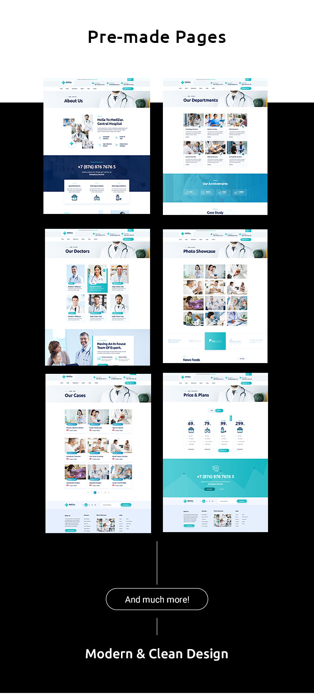 Medixer - Gesundheit & Klinik WordPress Theme - 4
