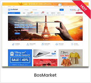 BosMarket - Flexibles Multi-Vendor-WordPress-Thema 