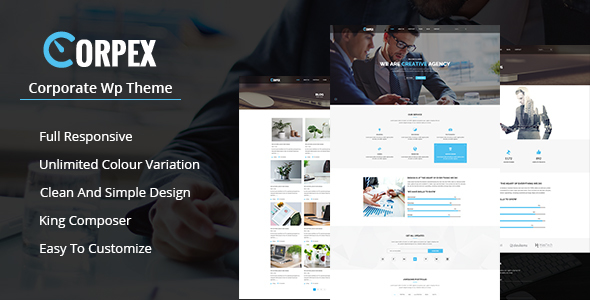 Corpex – Unternehmens-WordPress-Theme 