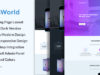 AppsWorld - Responsive App Landing Page Layout