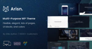 Arisn – Kreatives Mehrzweck- / App-WordPress-Vorlage