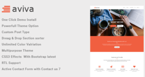 Aviva – Mehrzweck-WordPress-Vorlage