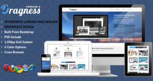 Dragness – Premium WordPress Landing Page