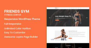 Friend Gym – Gym & Fitness WordPress Template