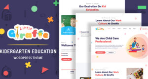 Giraffe – Kindergartenerziehung WordPress Layout