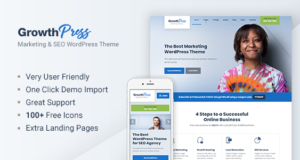 GrowthPress – Marketing und SEO WordPress Vorlage